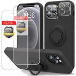 Reduzierte Schwarze iPhone 12 Hüllen mit Bildern aus Silikon mit Schutzfolie 