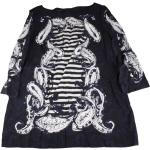 Schwarze ESCADA Tunika-Blusen aus Viskose für Damen Größe S 
