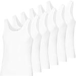 Weiße ESGE Feinripp-Unterhemden für Herren Größe 3 XL 6-teilig 