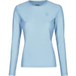 Reduzierte Blaue Sportliche Langärmelige Rundhals-Ausschnitt Damenlongsleeves & Damenlangarmshirts Größe XL 