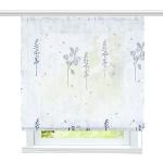 Moderne Raffrollos mit Klettband aus Polyester transparent 