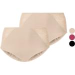 Pinke Elegante Esmara Formslips & Bauchweg-Slips aus Baumwolle für Damen Größe 3 XL 2-teilig 