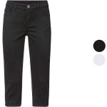 Schwarze Esmara Capri-Jeans aus Baumwolle für Damen 