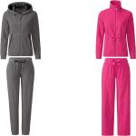 Pinke Esmara Damenhausanzüge & Damenfreizeitanzüge mit Reißverschluss aus Polyester Größe XS 
