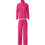 Pinke Elegante Esmara Damenhausanzüge & Damenfreizeitanzüge mit Reißverschluss aus Fleece Größe L 