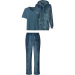 Blaue Esmara Damenhausanzüge & Damenfreizeitanzüge aus Baumwolle Größe S 