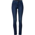 Blaue Super Skinny Esmara Skinny Jeans mit Galonstreifen aus Denim für Damen Größe XS 