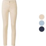 Cremefarbene Super Skinny Esmara Skinny Jeans aus Baumwolle für Damen 