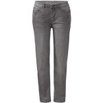 Graue Esmara Slim Fit Jeans aus Denim für Damen Übergrößen Große Größen 