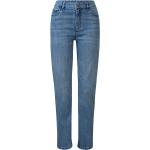 Hellblaue Esmara Straight Leg Jeans aus Baumwolle für Damen Größe S 