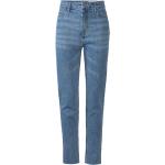 Blaue Straight Leg Jeans aus Baumwolle für Damen Größe S 