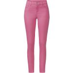 Pinke Super Skinny Skinny Jeans aus Baumwolle für Damen Größe L 