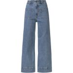 Hellblaue Esmara Wide Leg Jeans & Relaxed Fit Jeans aus Baumwolle für Damen Größe M 