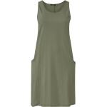 Olivgrüne Blumenmuster Mini Taillierte Kleider für Damen Größe XL 