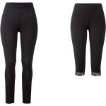 Schwarze Esmara Capri-Leggings & 3/4-Leggings für Damen Größe XS 