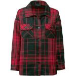 Rote Karo Esmara Karierte Blusen aus Polyester für Damen Größe XS 