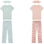Peachfarbene Esmara Damenschlafanzüge & Damenpyjamas aus Baumwolle Größe XS 