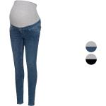 Dunkelblaue Super Skinny Esmara Hüftjeans & Low Waist Jeans aus Baumwolle für Damen 