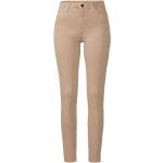 Reduzierte Beige Super Skinny Esmara Skinny Jeans mit Fransen aus Baumwolle für Damen Größe M 