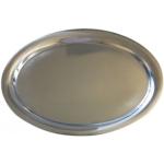 Silberne Esmeyer Ovale Serviertabletts glänzend aus Edelstahl 