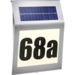 Esotec Solar Hausnummern aus Edelstahl 