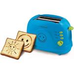 Bunte Emoji Smiley Toaster mit 2 Scheiben 