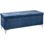 Blaue Esposa Sitzhocker aus Textil Breite 100-150cm, Höhe 100-150cm, Tiefe 0-50cm 