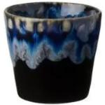 Espresso cup Gres 10 cl 6.5 x 6 cm Black Ceramic