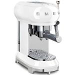 Reduzierte Weiße smeg Runde Kaffeemaschinen & Espressomaschinen mit Kaffee-Motiv aus Edelstahl 