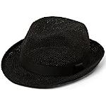Reduzierte Schwarze Esprit Panamahüte aus Stroh für Herren Größe L 