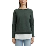Dunkelgrüne Esprit Damensweatshirts Größe XS 