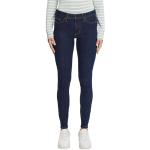 Reduzierte Blaue Esprit Slim Fit Jeans mit Reißverschluss aus Baumwollmischung für Damen Weite 32 