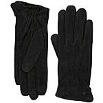 Reduzierte Schwarze Esprit EDC Gefütterte Handschuhe aus Veloursleder für Damen Größe 6.5 für den für den Winter 