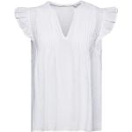 Reduzierte Weiße Esprit Festliche Blusen aus Baumwolle für Damen Größe XL für den für den Sommer 