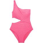 Reduzierte Pinke Esprit Damenbadeanzüge aus Polyamid gepolstert Größe M 