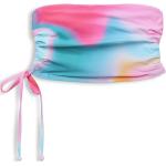 Reduzierte Pinke Batik Esprit Bandeau Bikinitops aus Polyamid für Damen Größe M für den für den Sommer 