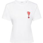 Reduzierte Weiße Esprit Bio Kinder T-Shirts mit Herz-Motiv aus Baumwolle 