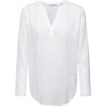 Weiße Esprit V-Ausschnitt Blusenshirts & Schlusen aus Baumwolle für Damen Größe S 