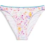 Reduzierte Cyanblaue Blumenmuster Esprit Bikinihosen & Bikinislips aus Polyamid für Damen Größe XS 