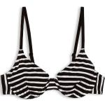 Schwarze Maritime Esprit Bikini-Tops aus Polyamid ungefüttert für Damen Größe S 