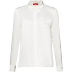 Weiße Langärmelige Esprit Festliche Blusen aus Viskose für Damen Größe XL 