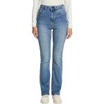 Reduzierte Blaue Esprit Bootcut Jeans mit Reißverschluss aus Baumwollmischung für Damen Weite 29 