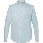 Hellblaue Esprit Button Down Kragen Businesskleidung aus Baumwolle Größe M 