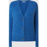 Reduzierte Blaue Esprit V-Ausschnitt Damencardigans & Damenstrickjacken aus Polyamid Größe XL 