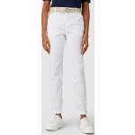 Weiße Business Esprit Business-Hosen mit Gürtel mit Reißverschluss aus Baumwollmischung für Damen Größe XS Weite 42, Länge 32 