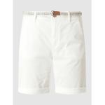 Offwhitefarbene Esprit Chino-Shorts aus Baumwollmischung für Damen Größe S 