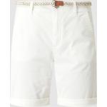 Offwhitefarbene Esprit Chino-Shorts aus Baumwollmischung für Damen Größe XS 