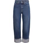Blaue Esprit Collection 5-Pocket Jeans aus Baumwollmischung für Damen 