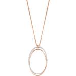 Silberne Esprit Collection Edelsteinketten aus Rosegold mit Zirkon für Damen 