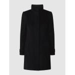 Schwarze Esprit Collection Wollmäntel mit Reißverschluss aus Wolle für Damen Größe S 